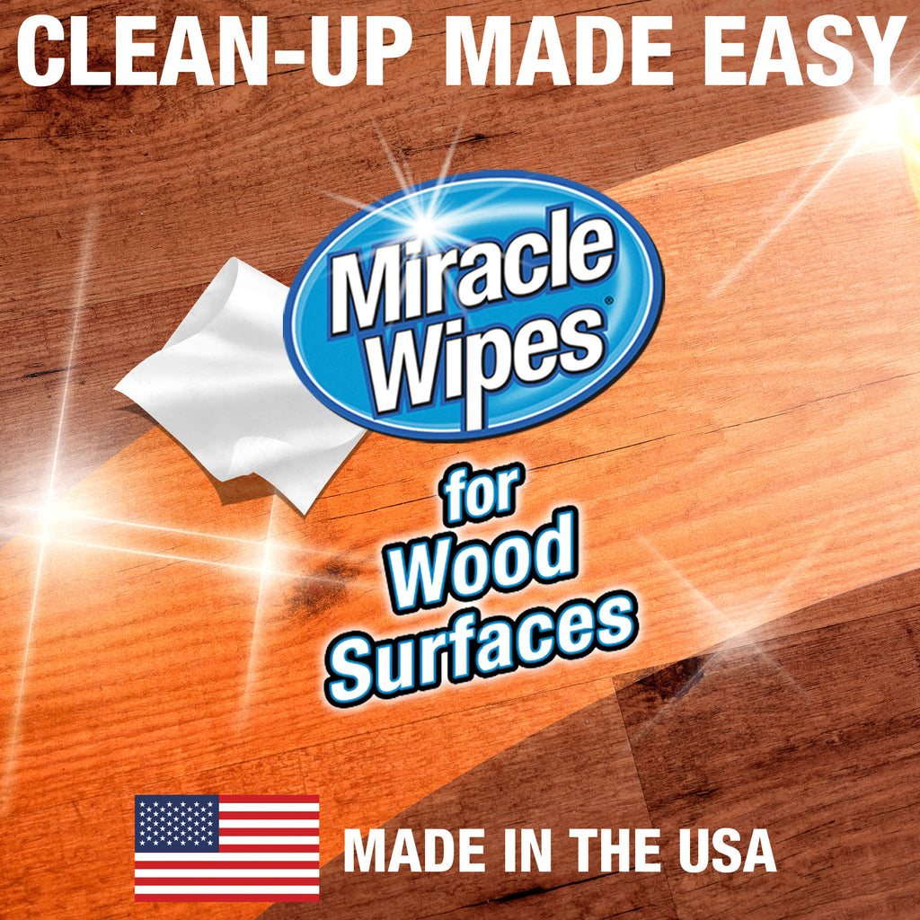 MiracleWipes for Wood Surfaces