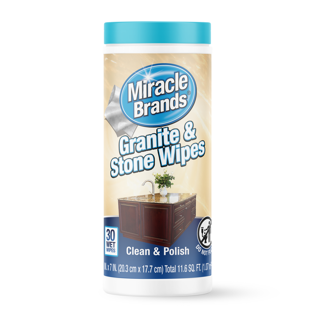 MiracleWipes for Granite & Stone