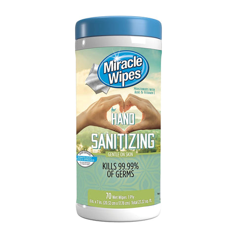 MiracleWipes for Hand Sanitizing