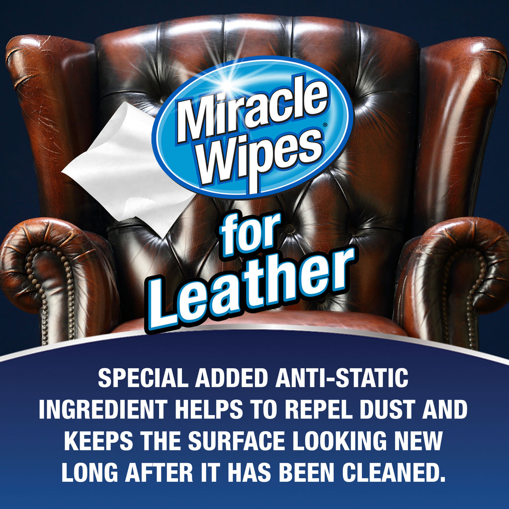 MiracleWipes for Leather