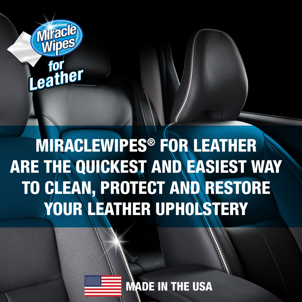 MiracleWipes for Leather
