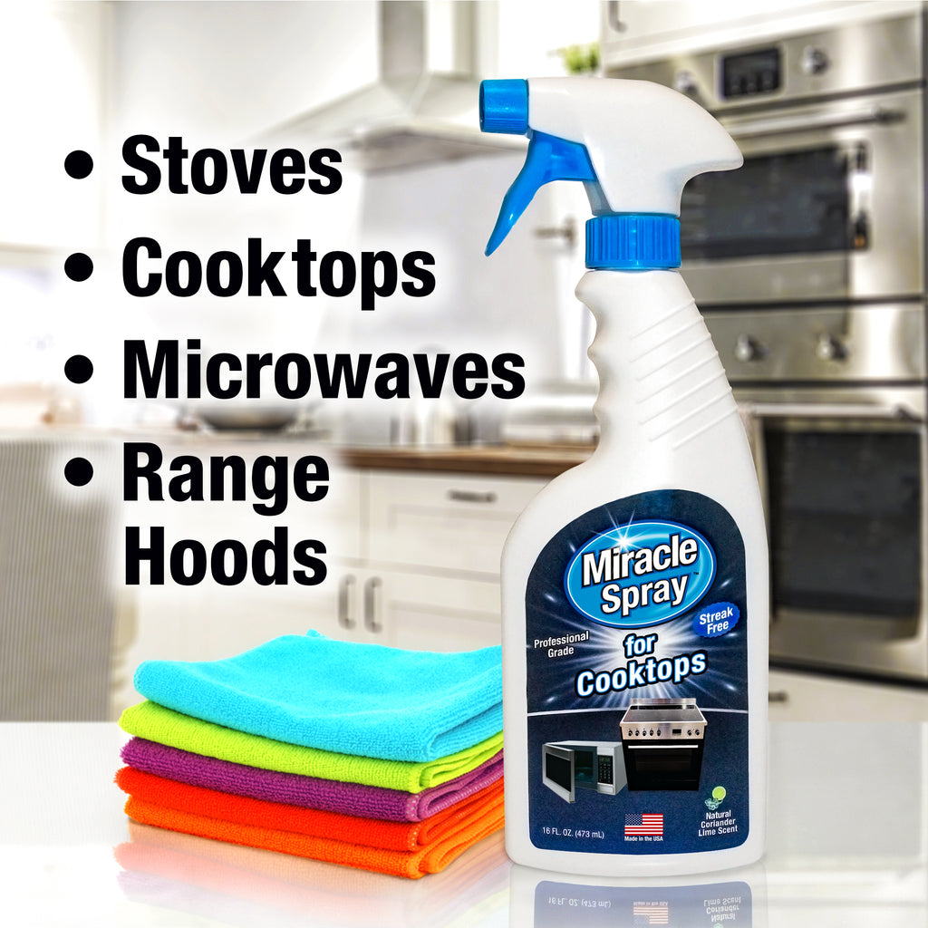 MiracleSpray for Microwave & Cooktop