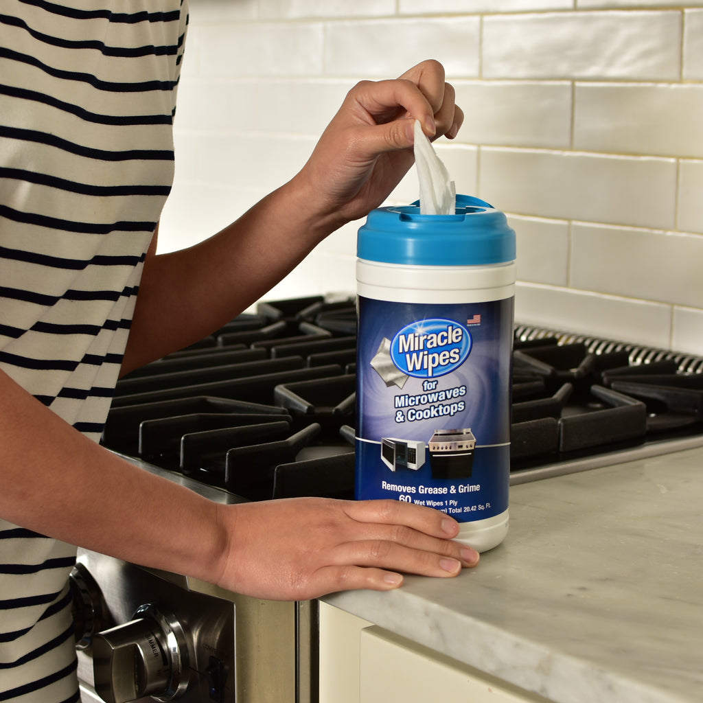 MiracleWipes for Microwaves and Cooktops