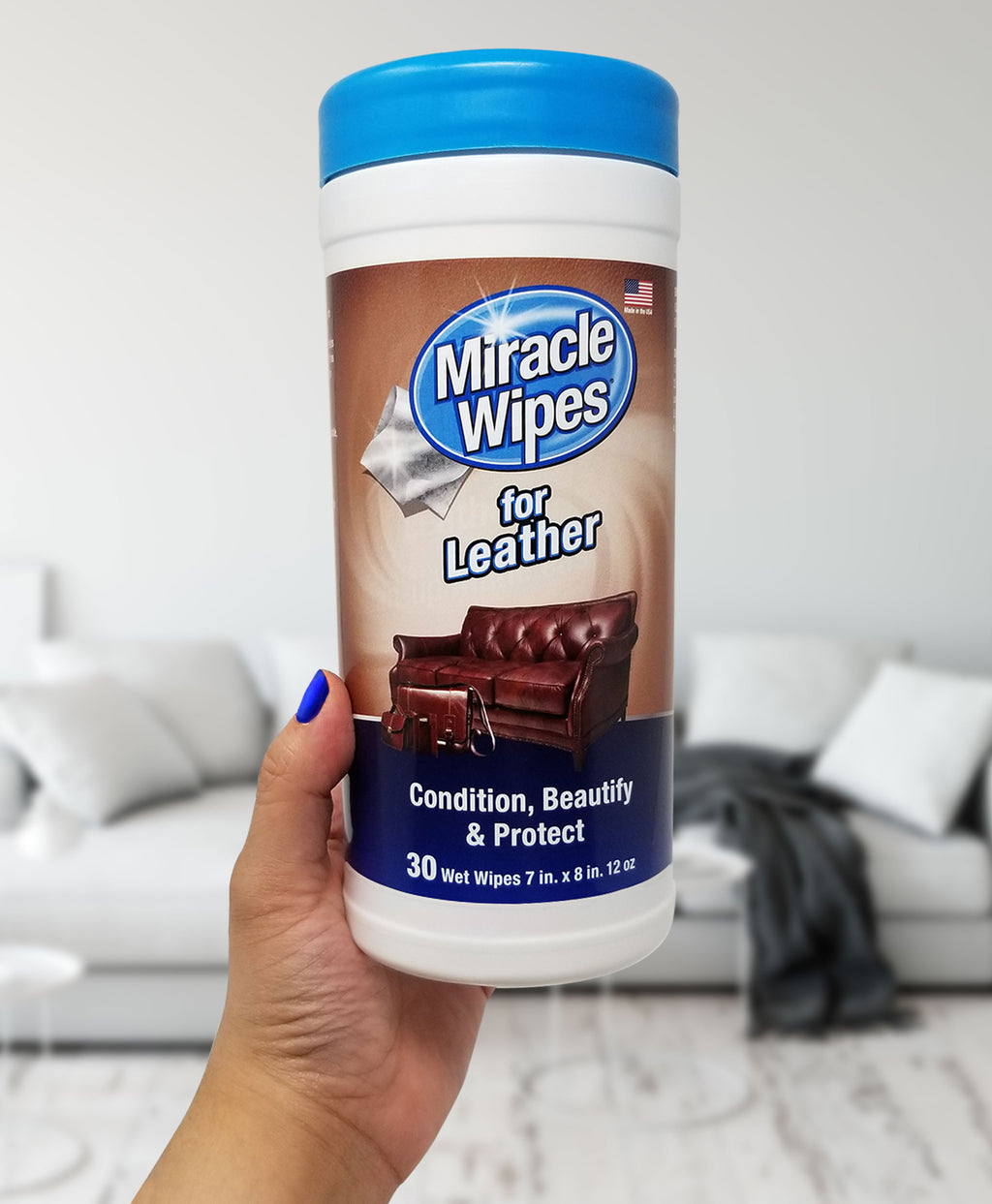 MiracleWipes for Leather